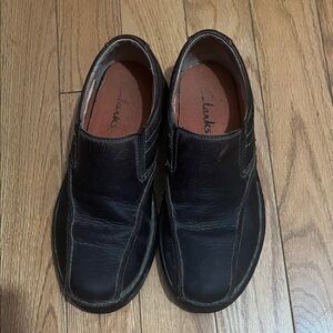 Clarks Men's Dark Leather Loafers